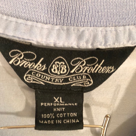 Brooks Brothers Blue Polo Style Shirt Size XL - Picture 2 of 8